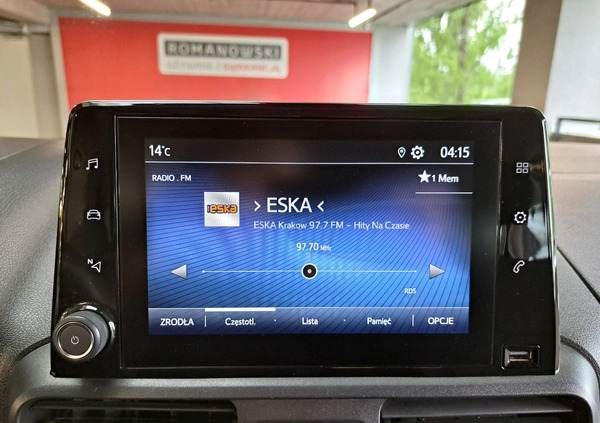 Toyota Proace City Verso cena 94900 przebieg: 146315, rok produkcji 2020 z Kraków małe 529